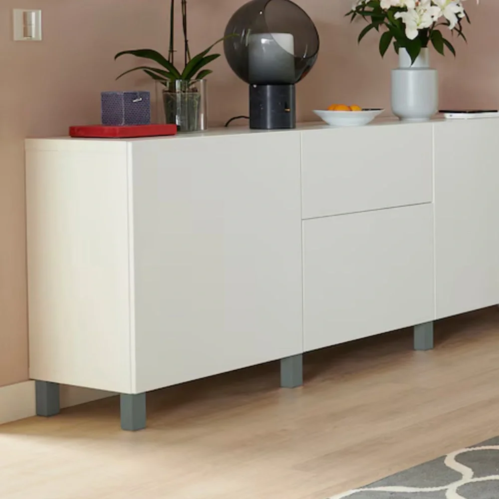 IKEA STUBBARP 705.139.16 Legs dark gray 2pack New